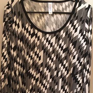 LuLaRoe XS Lynnae long sleeve tee